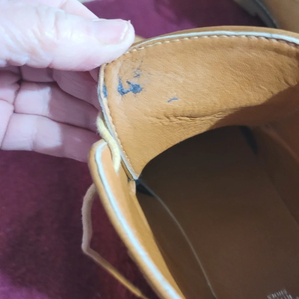Royal Brown Lace up High-Top Dress Shoes Size 9